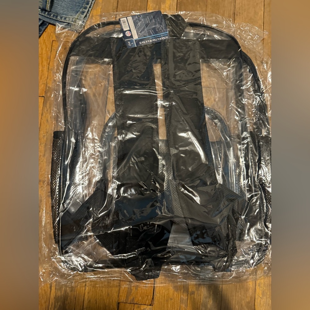 Clear Backpack - Picture 2 of 2